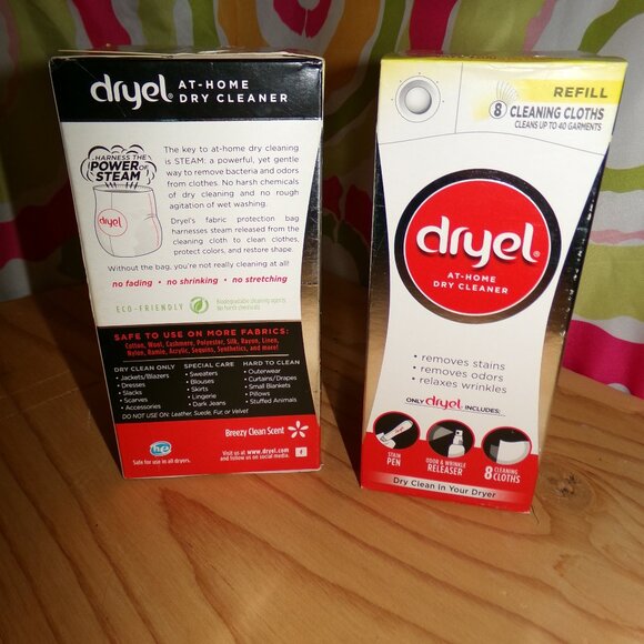 Set of 2 Dryel NWB At-Home Dry Cleaner Refill Kits - Picture 4 of 4